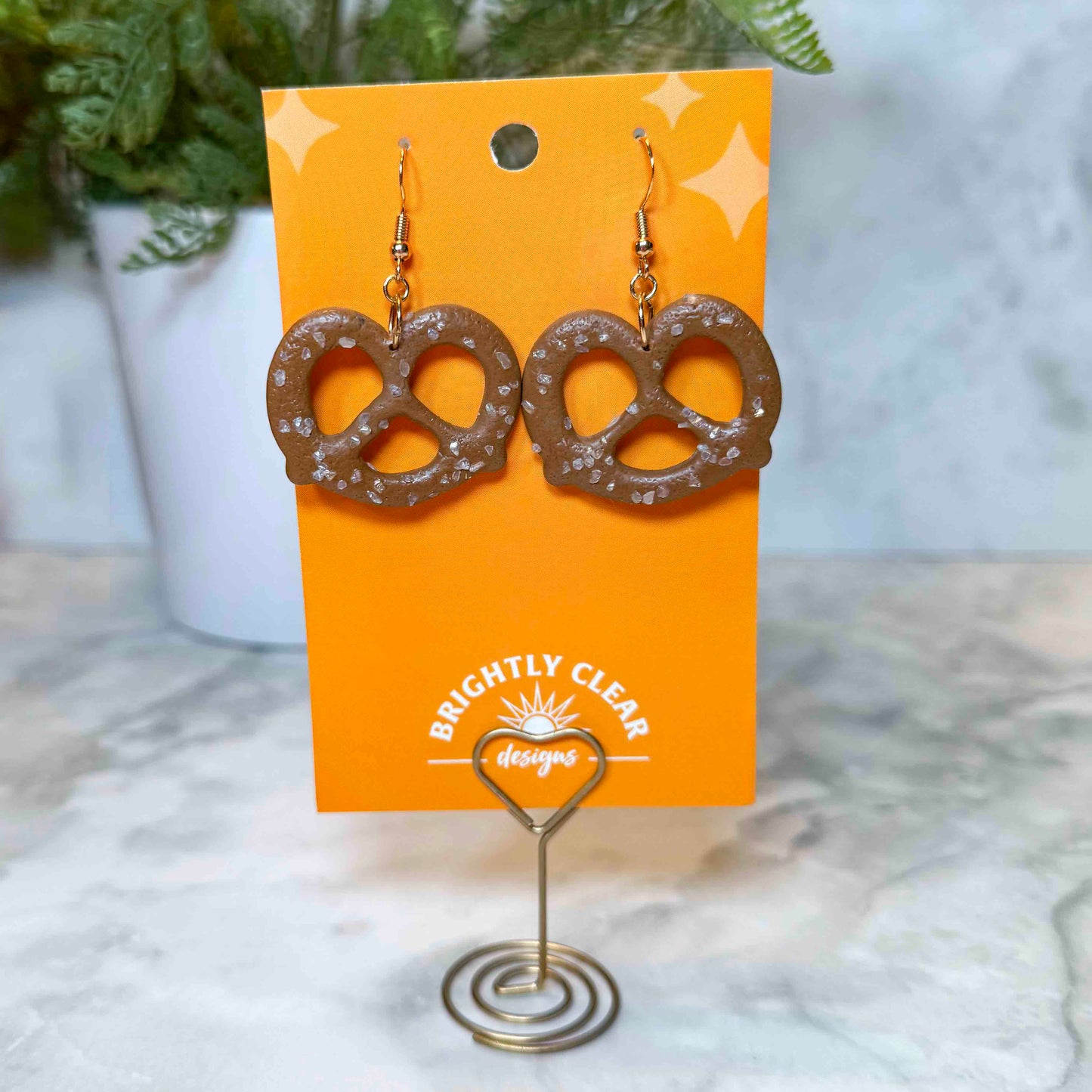 Pretzel Earrings