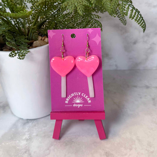 Heart Lolly Earrings