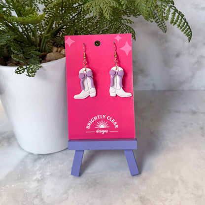 Boots & Bow Earrings