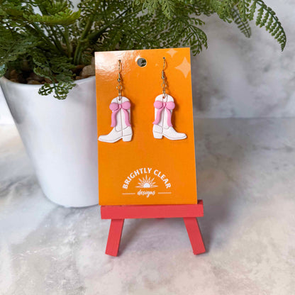 Boots & Bow Earrings