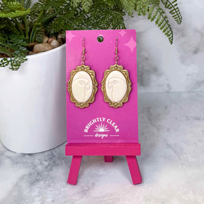 Pet Cameo Earrings