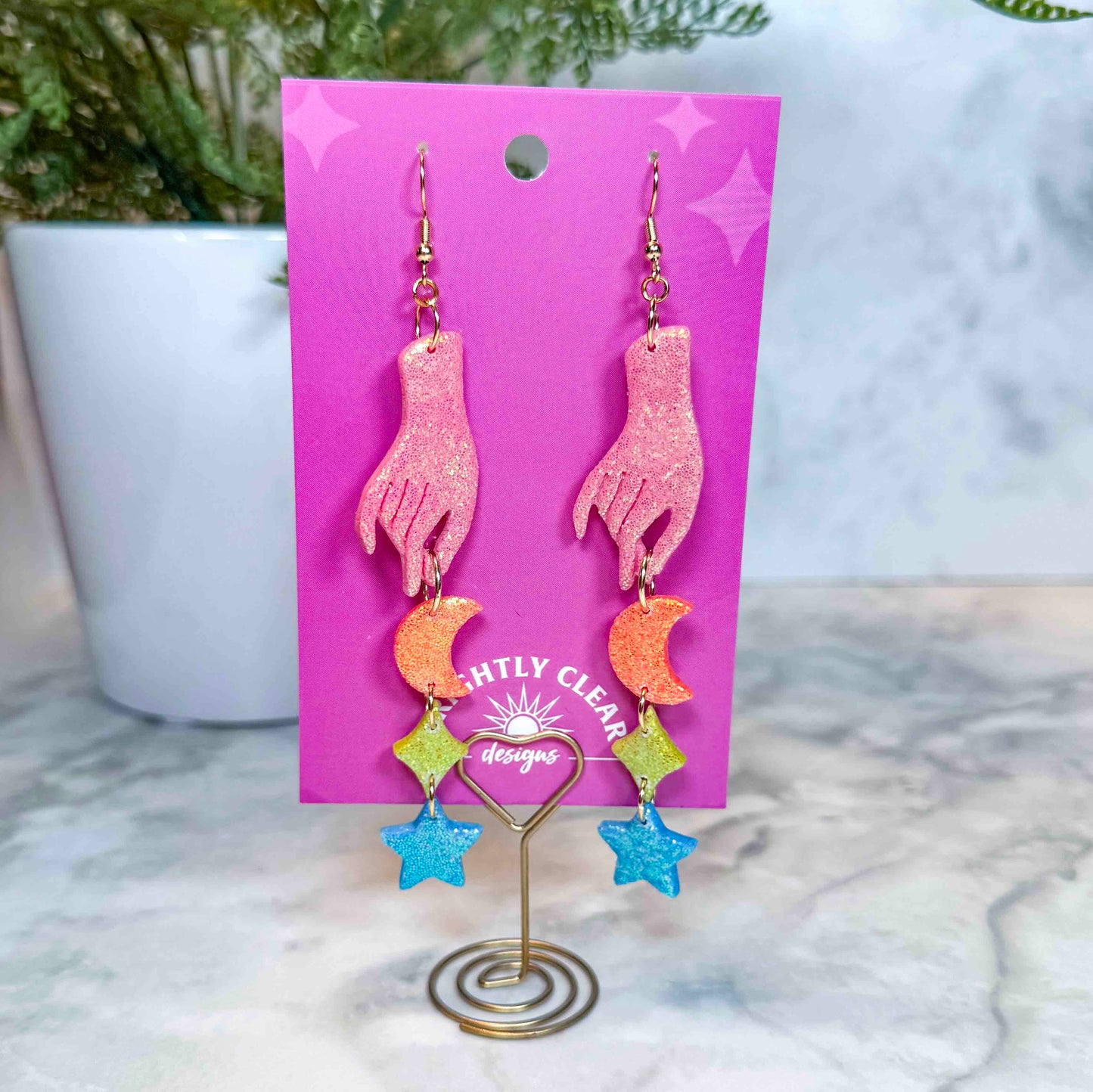 Celestial Hands Earrings