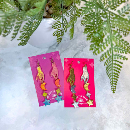 Celestial Hands Earrings