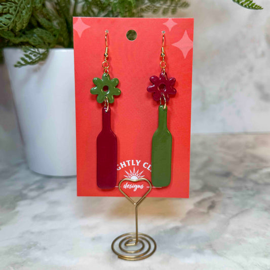 Retro Wine Earrings
